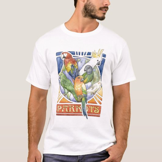 Die Welt eines Papageien T-Shirt (Vorderseite)
