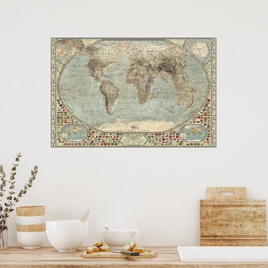 Die Welt - Eiszeit Poster (Küche)