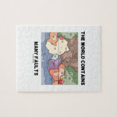 Die Welt enthält viele Fehler (Plattentektonik) Puzzle (Horizontal)