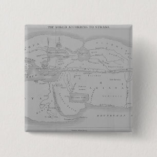 Die Welt entsprechend Strabo Button