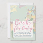 Die Welt erwartet die Einladung zur Kinderdusche (Rückseite)