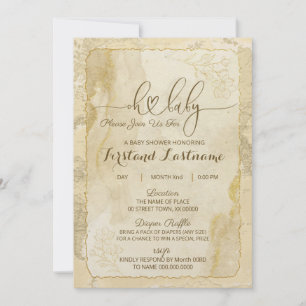 Die Welt erwartet die Einladung zur Kinderdusche