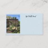 DIE WELT - FLORIST ENCLOSURE CARD BEGLEITKARTE (Vorderseite)