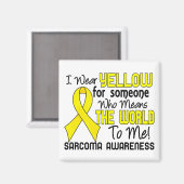 Die Welt für mich 2 Sarcoma Magnet (Vorderseite/Rückseite)