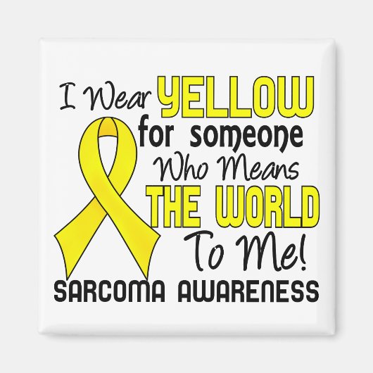 Die Welt für mich 2 Sarcoma Magnet (Vorne)