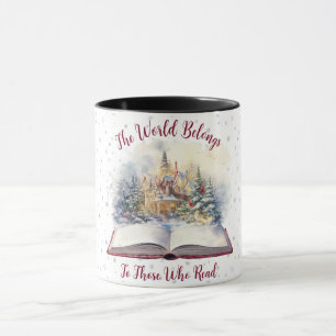Die Welt gehört denen, die lesen Design Tasse