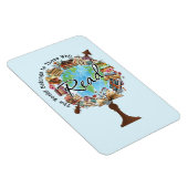 Die Welt gehört denen, die lesen Magnet (Rechte Seite)