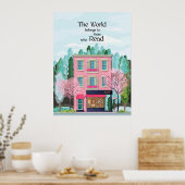 Die Welt gehört denen, die lesen und lesen Poster (Küche)