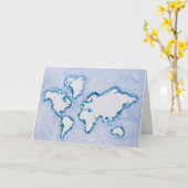 Die Welt gehört dir. Karte (Gelbe Blume)