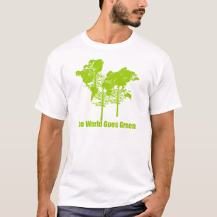 Die Welt geht T - Shirt grüner