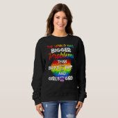 Die Welt hat ein größeres Problem als die LGBT-Gem Sweatshirt (Vorne ganz)