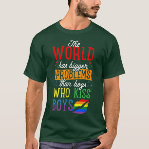 Die Welt hat größere Probleme als Jungen, die B kü T-Shirt