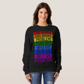 Die Welt hat größere Probleme Gay P Sweatshirt (Vorne ganz)