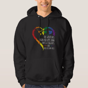 Die Welt hat größere Probleme LGBTQ Verbündeter Sc Hoodie