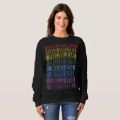 Die Welt hat größere Probleme mit dem Schuldstolz Sweatshirt (Vorne ganz)