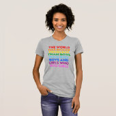 Die Welt hat größere Probleme T-Shirt (Vorne ganz)