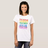 Die Welt hat größere Probleme T-Shirt (Vorne ganz)