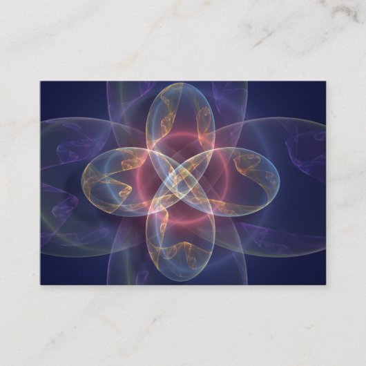 Die Welt heilen Visitenkarte (Vorderseite)