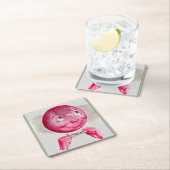 Die Welt im Kopf Rechteckiger Pappuntersetzer (Vor Ort)