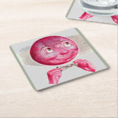 Die Welt im Kopf Rechteckiger Pappuntersetzer (angewinkelt)