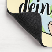 Die Welt in deiner Hand Mousepad (Ecke)