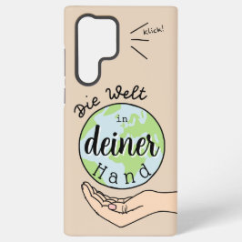 Die Welt in deiner Hand Samsung Galaxy Hülle