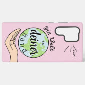 Die Welt in deiner Hand Samsung Galaxy Hülle (Rückseite (Horizontal))