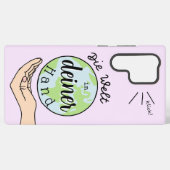 Die Welt in deiner Hand Samsung Galaxy Hülle (Rückseite (Horizontal))