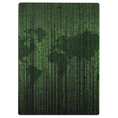 Die Welt in der Matrix Klemmbrett (Rückseite)