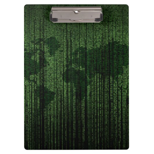 Die Welt in der Matrix Klemmbrett (Vorderseite)