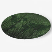 Die Welt in der Matrix Pappteller (Schrägansicht)