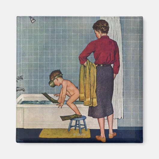 Die Welt in der Tube Magnet (Vorne)