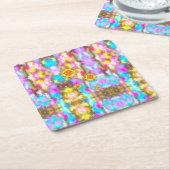 Die Welt, in der wir leben, Rechteckiger Pappuntersetzer (angewinkelt)