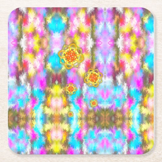 Die Welt, in der wir leben, Rechteckiger Pappuntersetzer (Vorderseite)