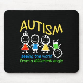 Die Welt in einem anderen Winkel-Autismus zu sehen Mousepad