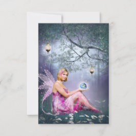 Die Welt in meiner Hand Dankeskarte