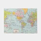 Die Welt ist an Ihrer Tür Fußmatte (Vorderseite)