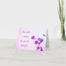 Die Welt ist Bonkers, aber Sie sind eine schöne Ka