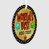 Die Welt ist das Beste, was du als Ornament bezeic (Vorderseite)