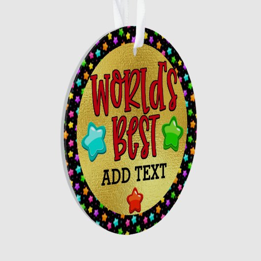 Die Welt ist das Beste, was du als Ornament bezeic (Vorderseite)