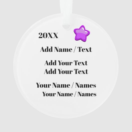 Die Welt ist das Beste, was du als Ornament bezeic (Rückseite)