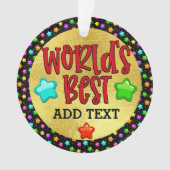 Die Welt ist das Beste, was du als Ornament bezeic (Vorderseite)