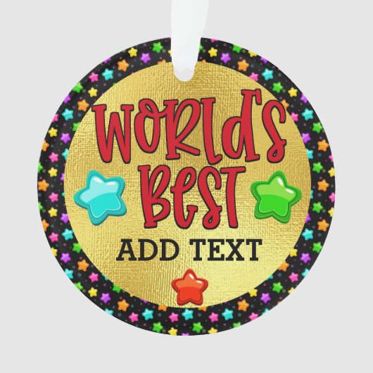 Die Welt ist das Beste, was du als Ornament bezeic (Vorderseite)