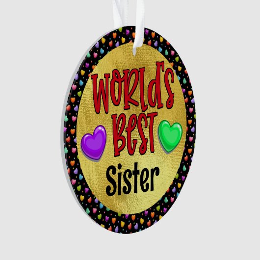 Die Welt ist das Beste, was du als Ornament bezeic (Vorderseite)