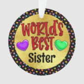 Die Welt ist das Beste, was du als Ornament bezeic (Vorderseite)