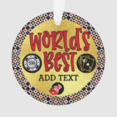 Die Welt ist das Beste, was du als Ornament bezeic (Vorderseite)