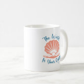 Die Welt ist deine Austernwelt Kaffeetasse (VorderseiteRechts)