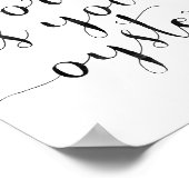 Die Welt ist deine Austernwelt Poster (Ecke)