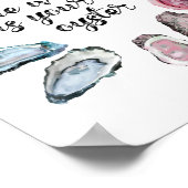 Die Welt ist deine Austernwelt Poster (Ecke)