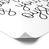 Die Welt ist deine Austernwelt Poster (Ecke)